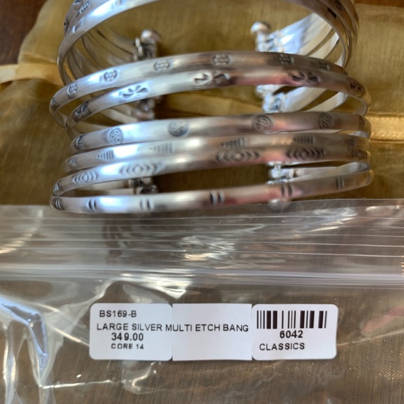 NEW Satya Sterling Silver Large Bangle Bracelet Cuff “Something Special” $349 - Picture 11 of 16